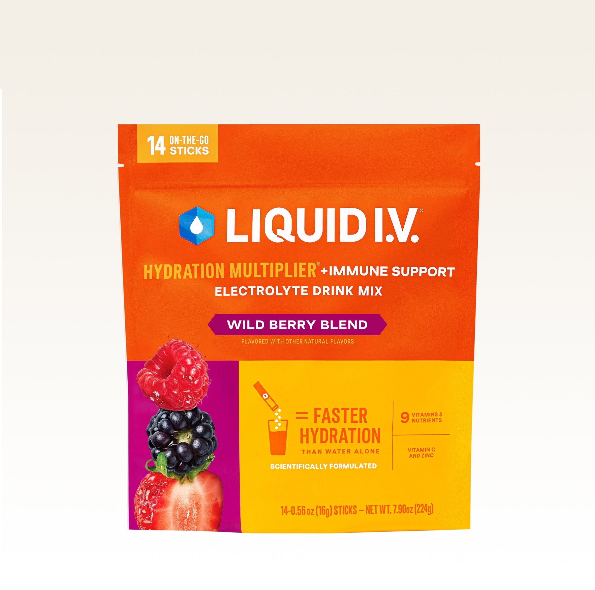 Wild Berry Blend Hydration Multiplier® +Immune Support - Classic Mix